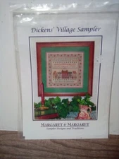 Dickens' Village Sampler Margaret & Margaret 2002 Cross Stitch Pattern Chart