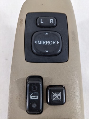 02-06 Toyota Camry Master Window Switch OEM With Bezel 74232-33180 - Picture 2 of 8