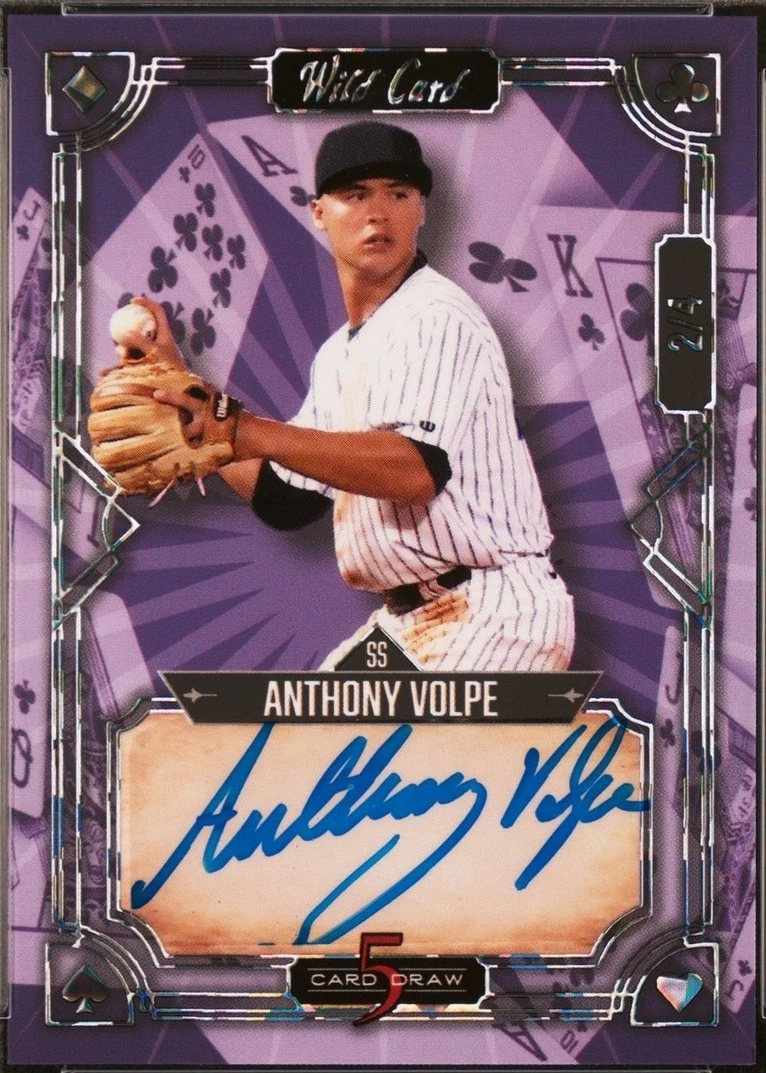 2023 Wild Card 5 Card Draw - Anthony Volpe #5CDCL-4 for sale | eBay