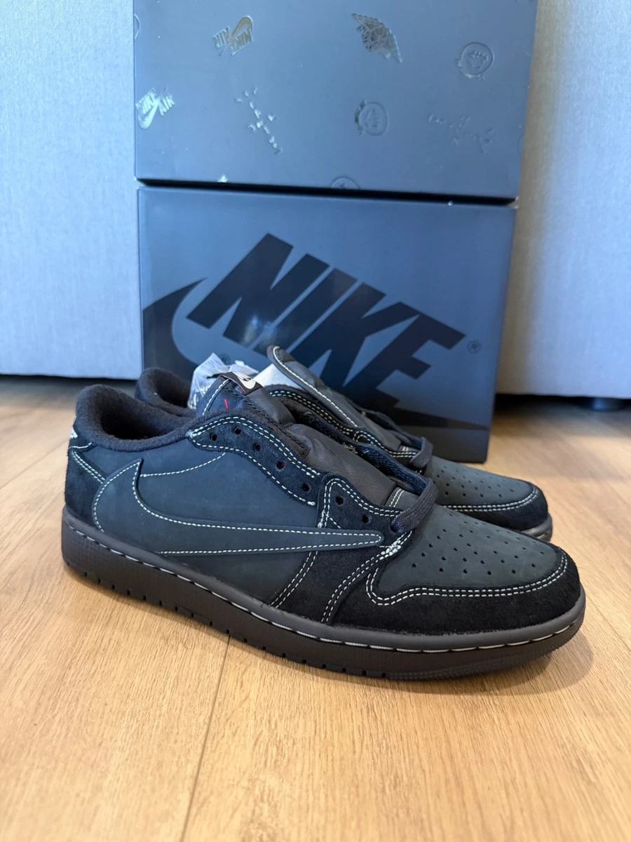 Jordan 1 Retro Low OG SP x Travis Scott Black Phantom - огромный
