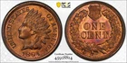 1894 INDIAN HEAD CENT PCGS MS 63RB NEARLY FULL RED, A GREAT STRIKE,  EXCELLENT