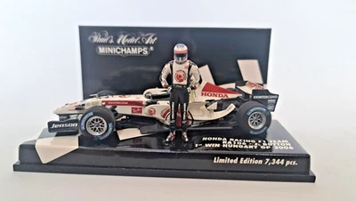 Jenson Button Formula One Minichamps 1:43 Honda F1 RA106 1st Win Hungary GP2006 - Bild 1 von 4
