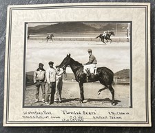 1951 Horse Racing WINNERS CIRCLE photo Waterford Park R McCraw Hullcoat