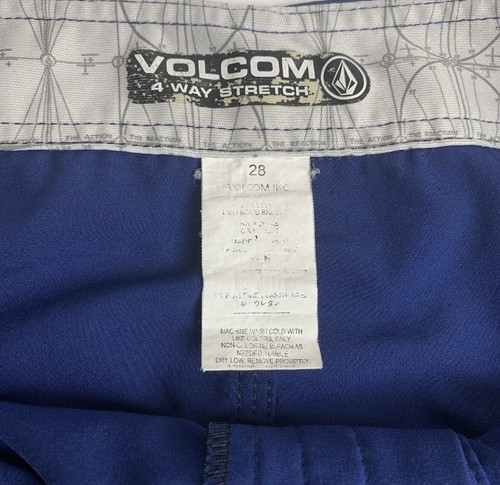 Volcom Men’s Navy Logo Board Shorts Size 28 - Picture 5 of 5