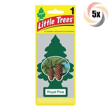5x Packs Little Trees Single Royal Pine Scent Hanging Trees | Prevents Odor!