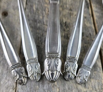 Holmes & Edwards 5 piece place setting DANISH PRINCESS silverplate