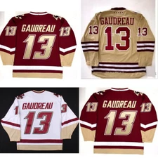 Retro Gaudreau #13 Hockey Jersey High School Custom Name Sewn Youth/Men S-6XL