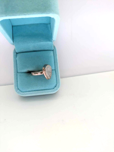 STERLING SILVER PEAR SHAPED QUARTZ BEZEL SET DESIGN ".925 NC" SIZE 7=3.75 GRAMS - Picture 5 of 6