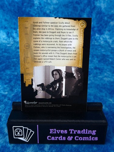 The X-Files: Season 9 SINGLE Non-Sport Trading card by Inkworks 2003 - Picture 60 of 184