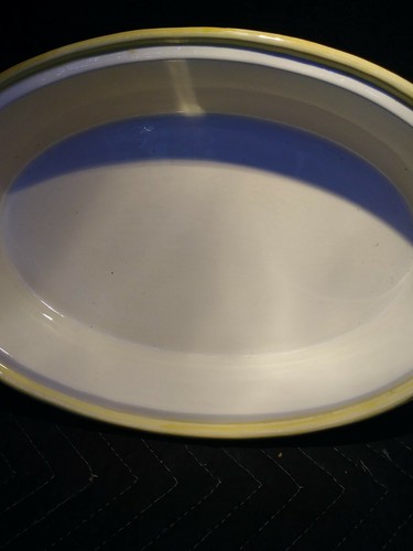 Temp-tations Ovenware By Tara Fruit Basket Pattern some crazing inside - Picture 4 of 6