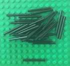 Lego 24 Pieces Black Stick 4L Bar / Star Wars Lightsaber Wand Building Parts