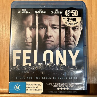 Felony (Blu-ray DVD 2013) Region B (G6.1)