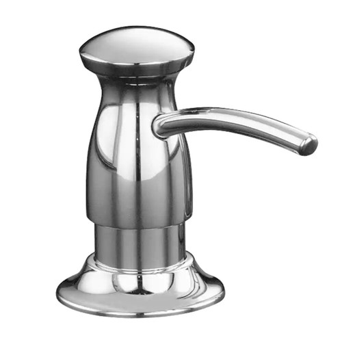 Kohler Soap/lotion dispenser with Transitional design in Vibrant Brushed Nickel