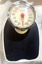 Vintage TAYLOR Professional Large Dial Mechanical Scale 330 lbs  Made In USA 