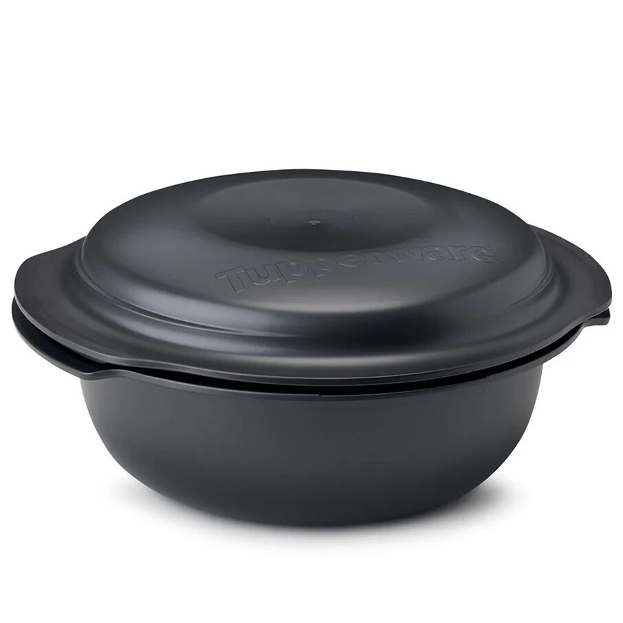 New Tupperware UltraPro Microwave Cookware 1.6 Qt Round oven