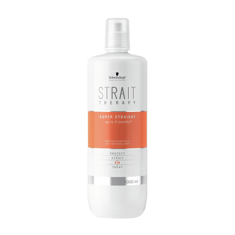 Trattamento Liscio Seta Schwarzkopf Strait Therapy Latte 1000ml
