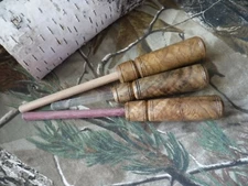 Turkey call friction striker TYLERSBURG YELPERS  CROTCH CUT OAK  3pc SET