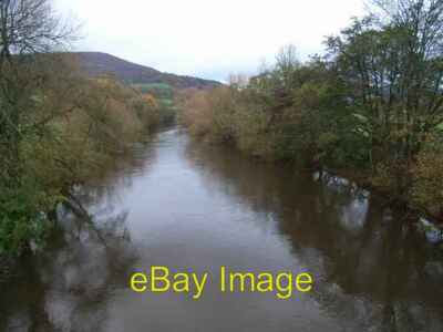 Photo 6x4 Afon Wysg/ River Usk Beili-glas From the bridge at Llanellen. c2006