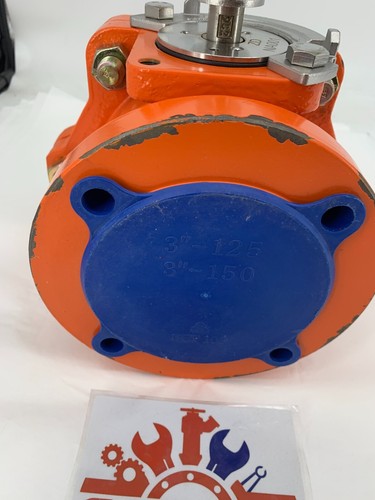 XOMOX 6H4010 XLB12A 3” CL150 PFA Lined Ball Valve 400°F @ 120PSI No Box - Picture 11 of 11