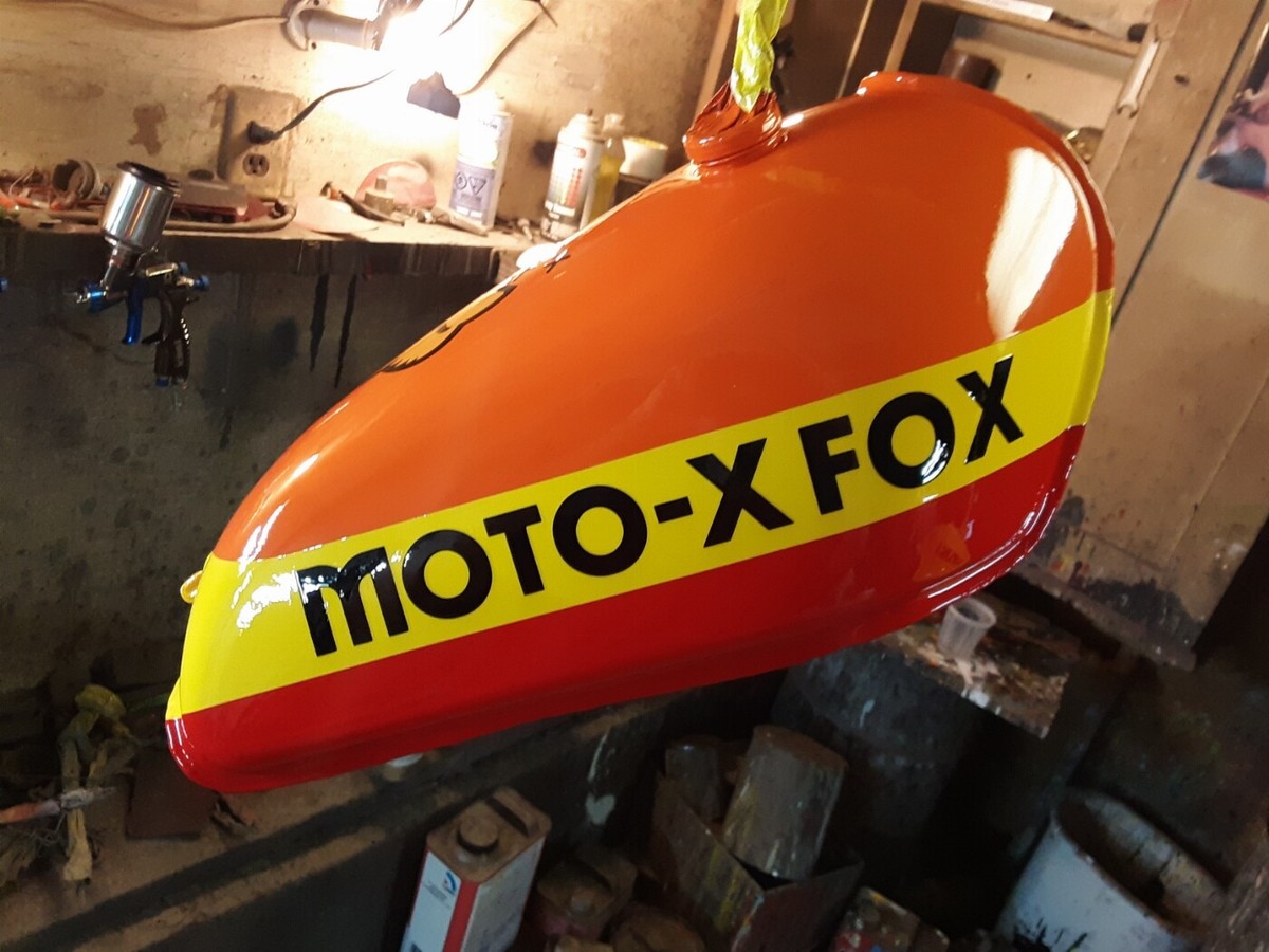 2! Moto-X Fox tank decal 13
