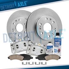 Front Disc Rotors Brake Calipers Brake Pads for Silverado Sierra Yukon XL 1500