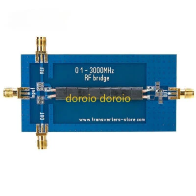 RF SWR Reflection Bridge 0.1-3000MHZ Aerial Analyzer VHF UHF VSWR Return Loss - Photo 1/4