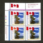 CANADA - Scott # 1546 - Canadian Flag - UL Plate Block - MNH