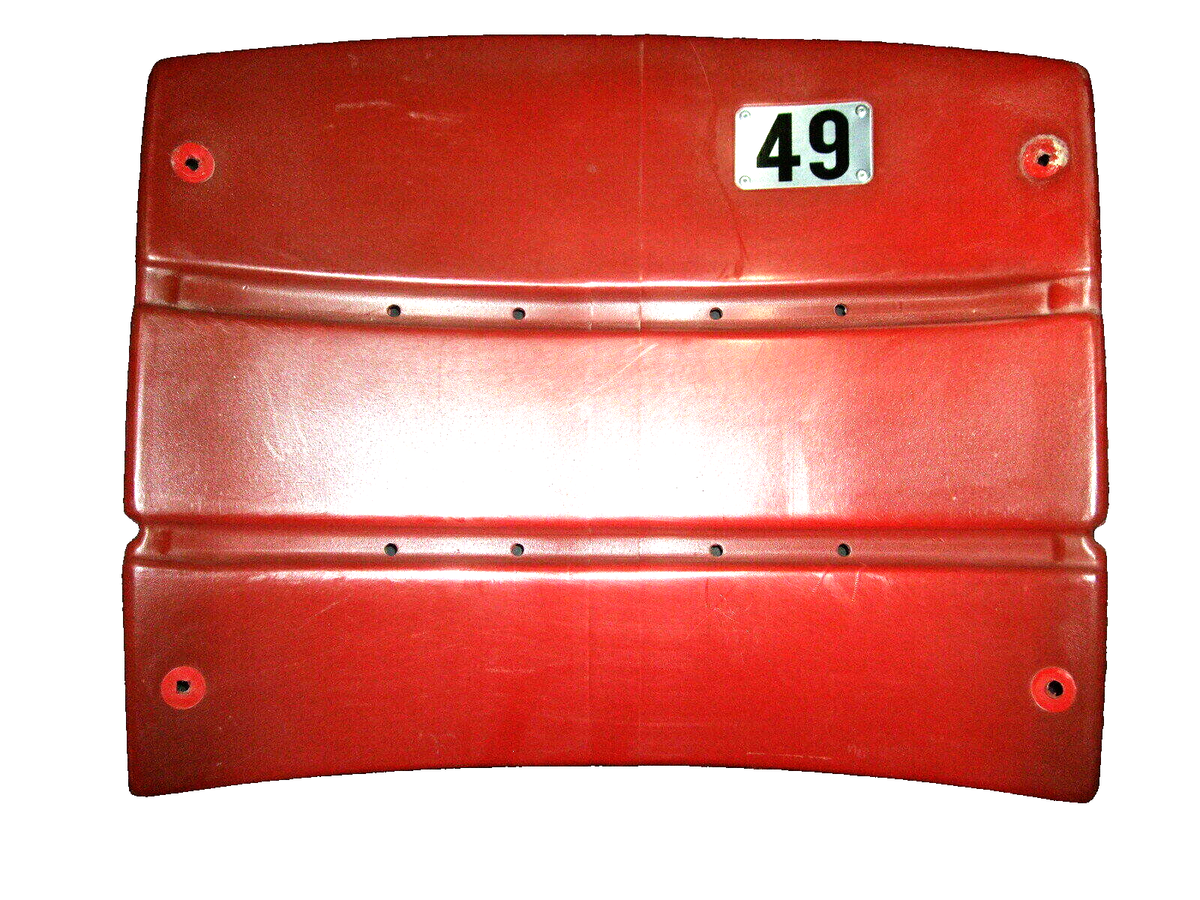 Candlestick Park Stadium seat back San Francisco 49ers RED NFL