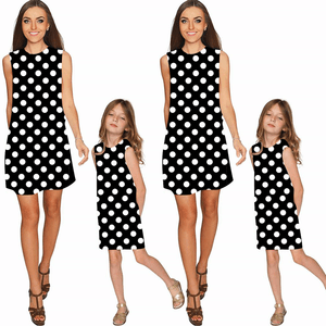Mommy and Me Family Matching Dress Mother Daughter Floral Holiday Summer Dresses