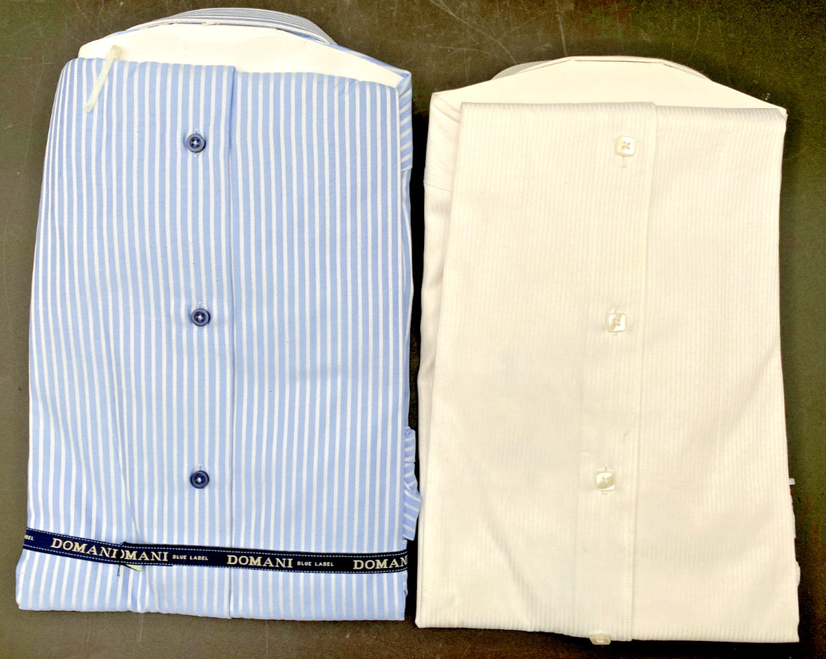 domani blue label dress shirts Domani | Shirts | Domani Blue Label Mens Button Down Shirt Plaid 3435 White Violet Collarcuffs