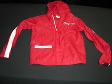 vtg childrens chalkline red california windbreaker size 8/10  9959