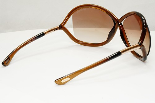 Tom Ford Whitney Sunglasses Brown Gradient Gold Large Wrap TF9 FT0009 692 - Picture 7 of 12