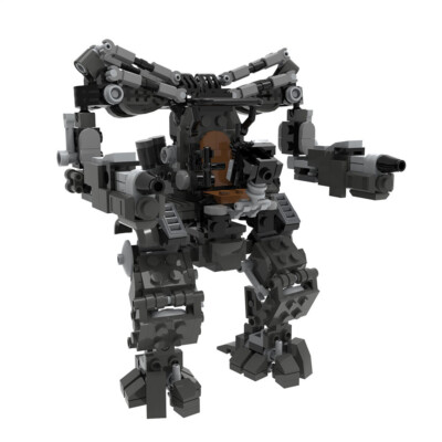 Custom MOC: C7903 APU Robot Mech Model 423 Parts from Film Gift for Christmas
