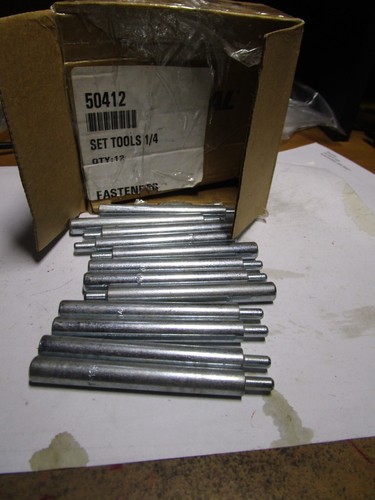 1/4 Zoll-Drop In Multi-Set® Anker-Beton Einstellwerkzeuge MENGE 12