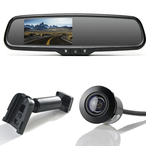4.3" Car Rear View Monitor Flush Mount Backup Reverse Camera Bracket For Toyota - Picture 1 of 14