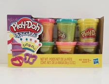 Play-Doh Sparkle Modeling Compound Collection Butterfly/Heart A5417 Clay