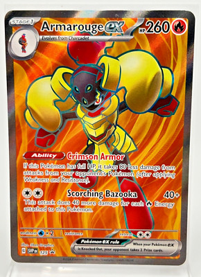 Armarouge EX Black Star Promo Card SVP 125 Pokémon Card 2024