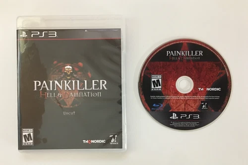 Painkiller Hell & Damnation PS3 (Sony PlayStation 3, 2013) Box & Disc, No Manual