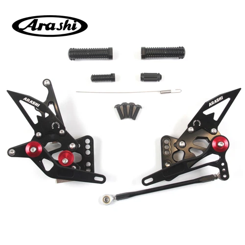Arashi Footrest Rearsets Foot Pegs For Suzuki GSXR1000 2005 2006 GSX-R 1000