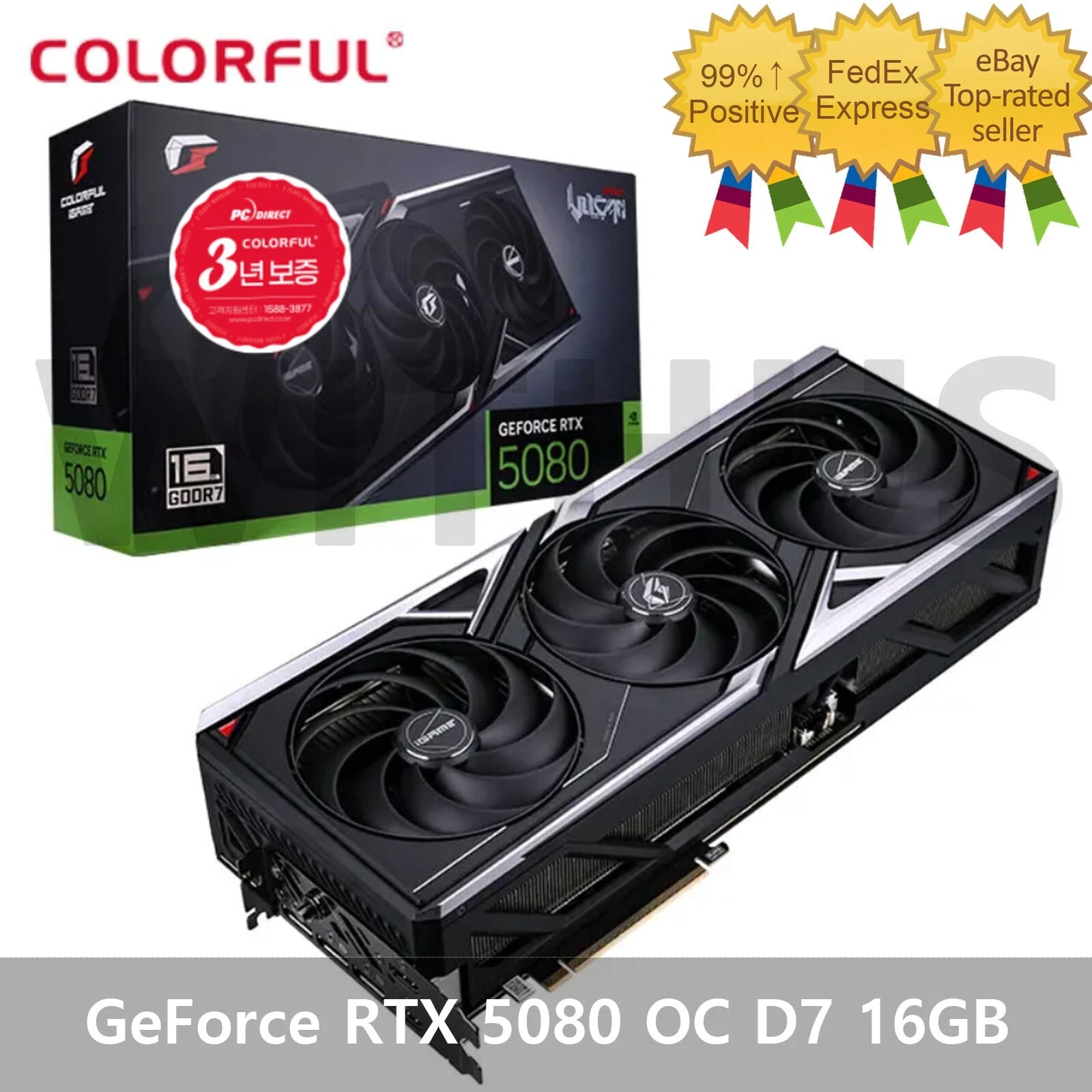 COLORFUL iGame GeForce RTX 5080 Vulcan OC D7 16GB Gaming Graphics