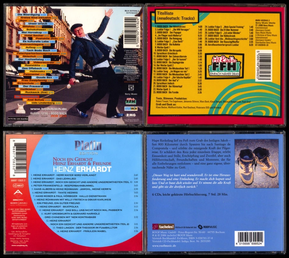 4 HÖRBÜCHER★Bodo BACH•FFH-Festplatte 2000★Hape KERKELING•BIN DANN MAL WEG★9 CDs★ - Bild 2 von 4