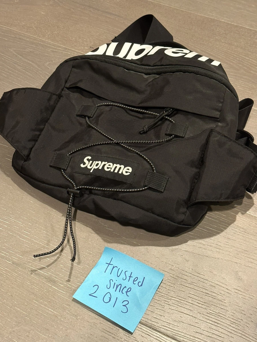 Supreme Waist Crossbody Bag BLK