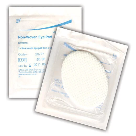 VERNACARE LIMITED Eye Pad Sterile 8 x 6cm - Pack 50 - 28793