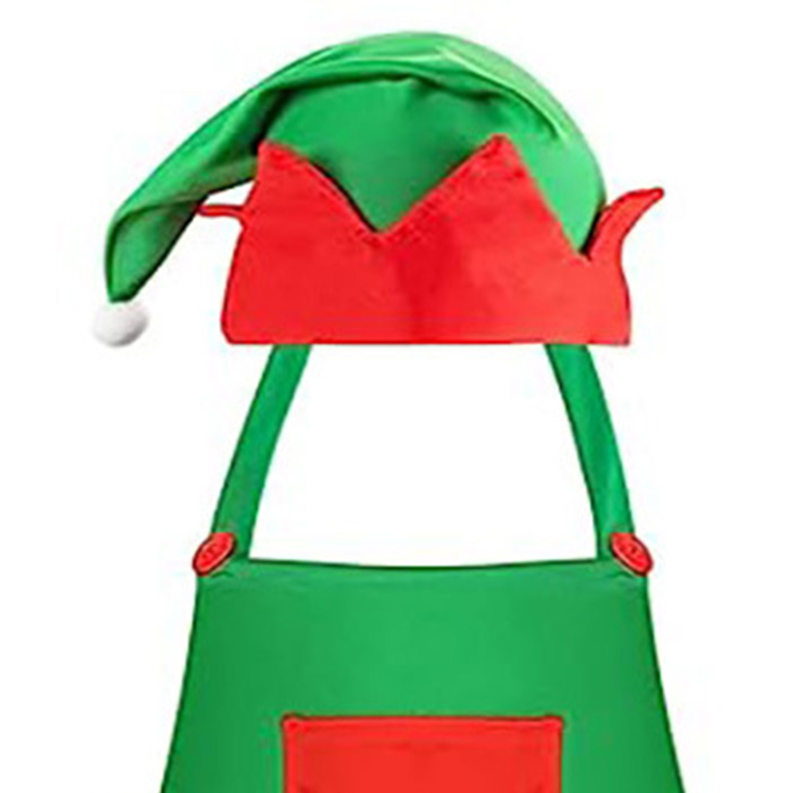 Bell Wave Hem Apron Hat Set Pile Christmas Party Chef Cooking eBay