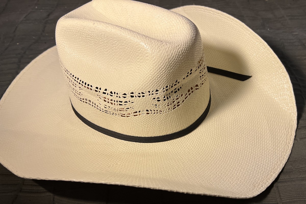 JRW Cowboy Hat Band Black Orange White Crossroads Jr. Youth Wool Felt Cowboy Hat – RESISTOL main image 3
