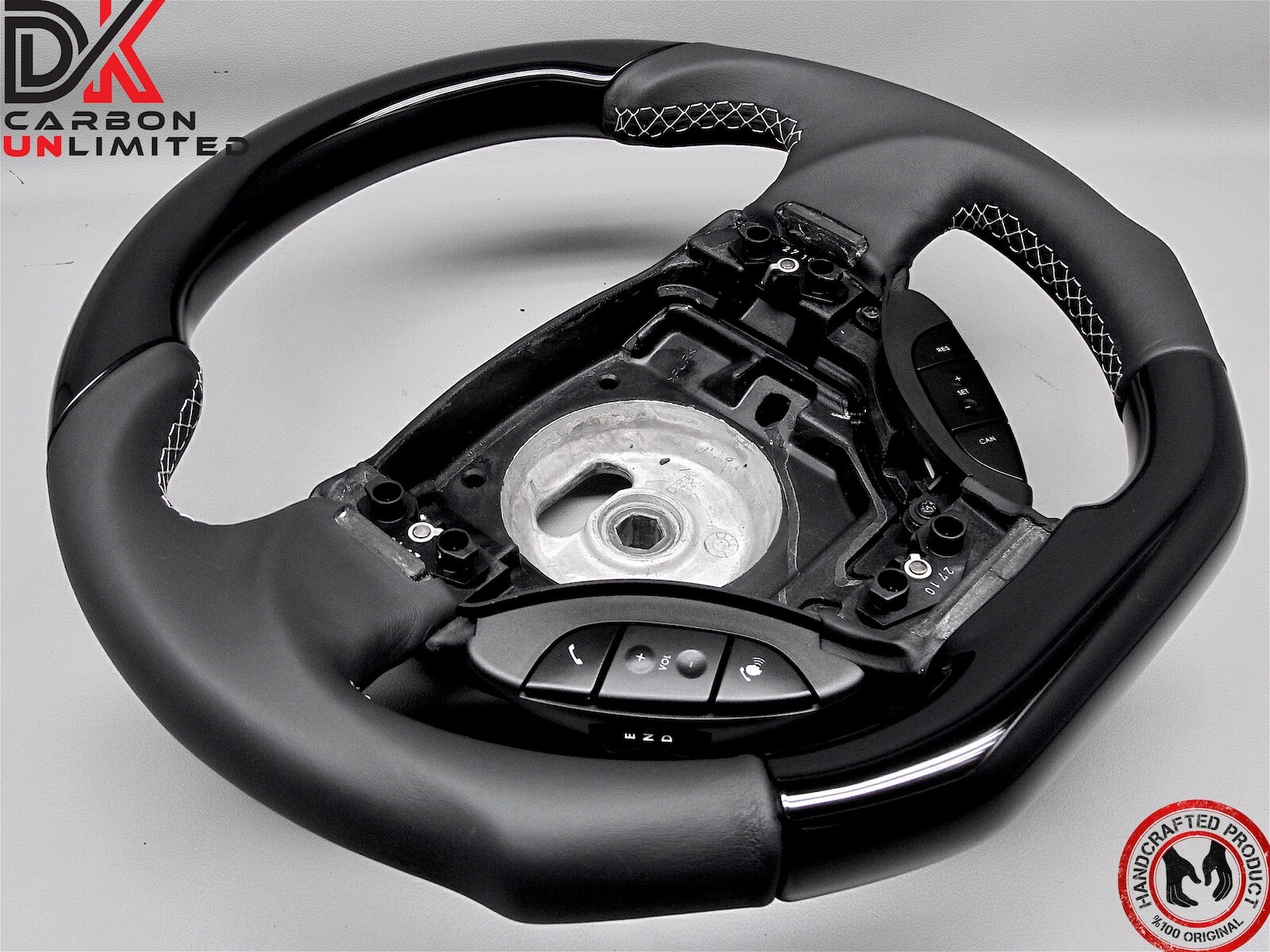 Aston Martin DBS Rapide DB9 Vantage Virage Alcantara Piano Black Steering Wheel