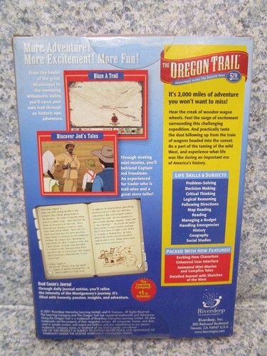 Video Game PC The Oregon Trail 5th Fifth Edition NEW SEALED Box - Picture 3 of 10
