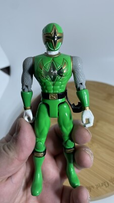 Power Rangers Ninja Storm Toy Green Ranger Cam Bandai 2002 6