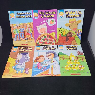 JUST RIGHT Children's Level B Readers Books by Liza Charlesworth - lot of 6