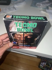 Tecmo Bowl NES Nintendo Complete CIB Authentic Nice Label NFL Official Licensed